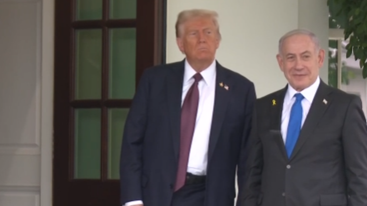 Beyaz Saray'da kritik Gazze zirvesi başladı! Trump-Netanyahu görüşmesi