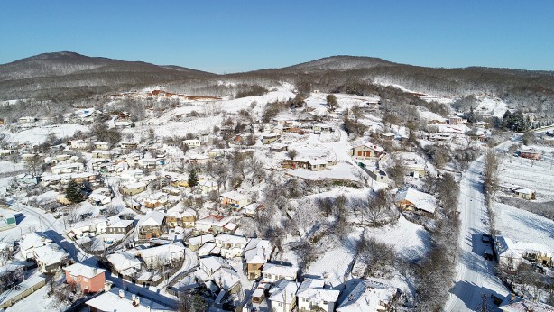 Foto - Beyaza bürünen Istranca ormanları havadan görüntülendi
