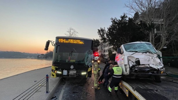 Foto - Beykoz'da İETT otobüsü kaza yaptı! Yaralılar var