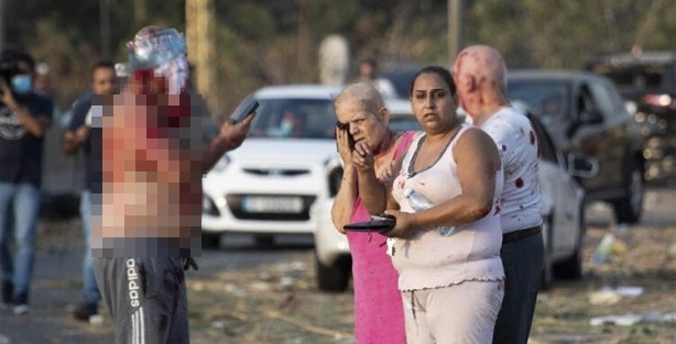 Foto - Beyrut Valisi gözyaşlarına boğuldu! Onlarca ölü binlerce yaralı var