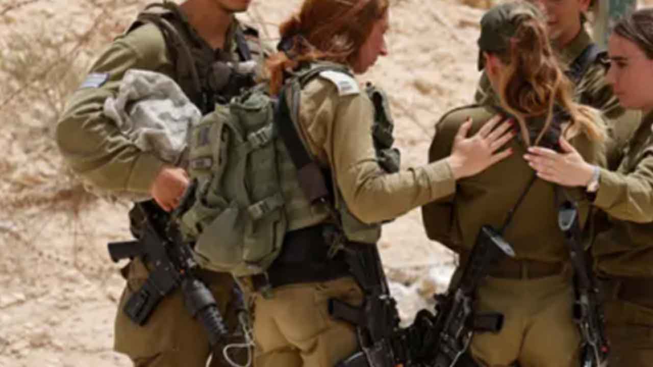 Foto - Bezli askerlerden İsrail hükümetine tehdit