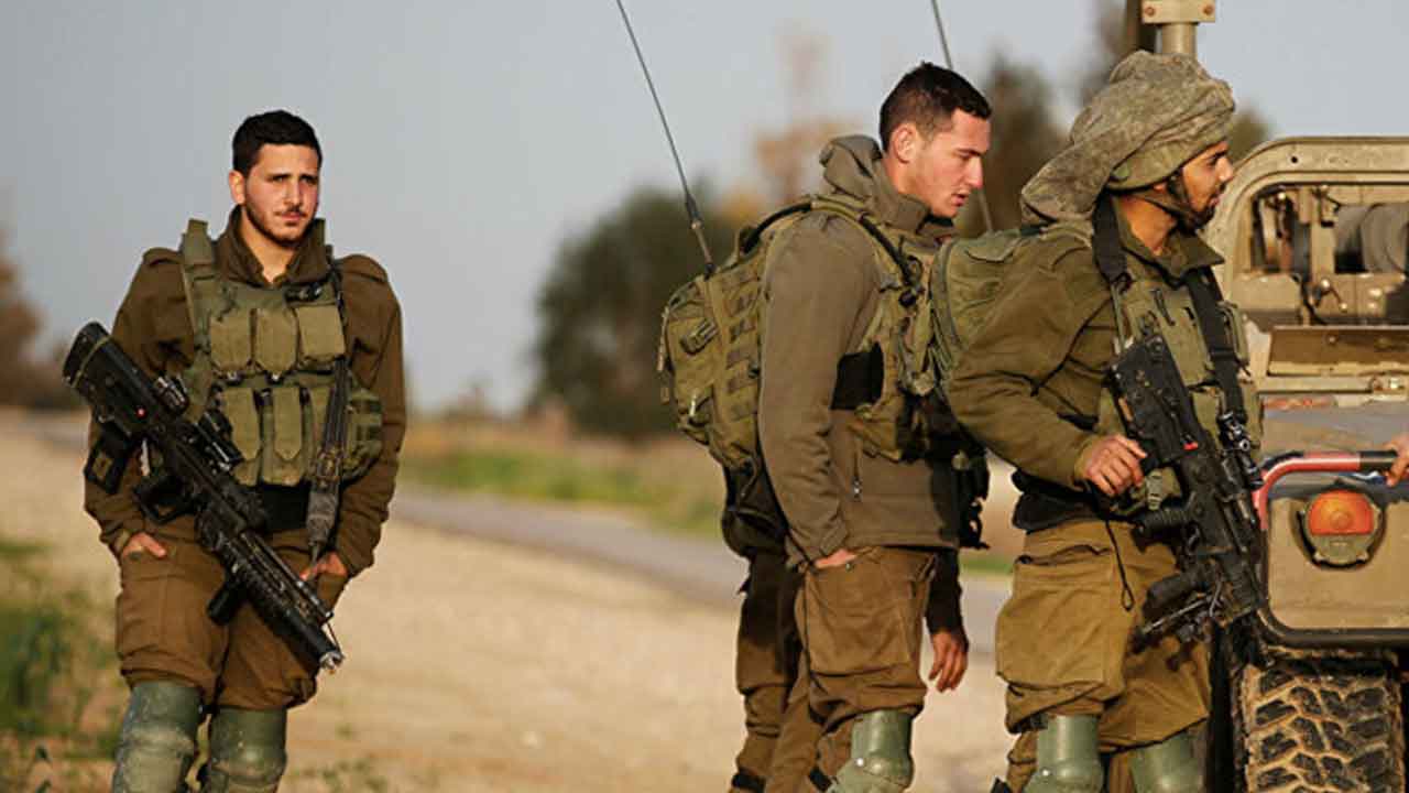 Foto - Bezli askerlerden İsrail hükümetine tehdit