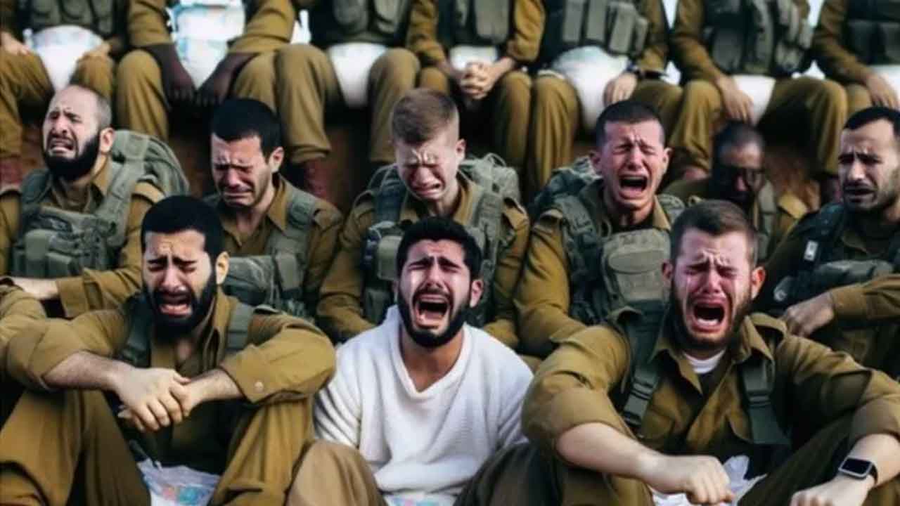 Foto - Bezli askerlerden İsrail hükümetine tehdit