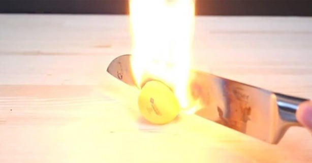 Foto - Bıçağı 1000 derece ısıtan adam ilginç deneylere imza attı