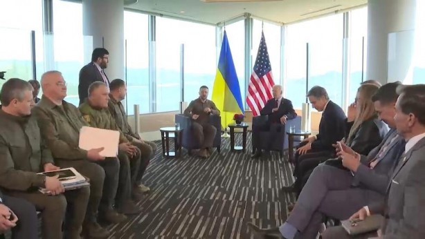Foto - Biden ve Zelenski G7’de bir araya geldi