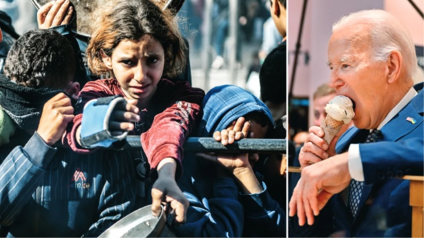 Foto - Biden’dan tarihi "Gazze" utanmazlığı! Merak etme, sana dondurmayla birlikte, bu alçaklığı da yalatırlar 