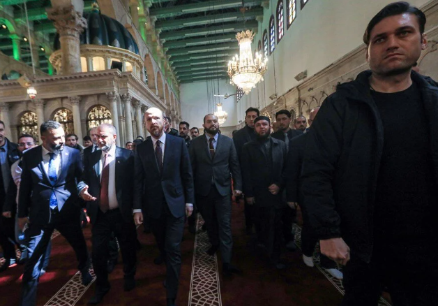 Foto - Bilal Erdoğan, Suriye'de Emevi camisinde namaz kıldı! Ahmet El-Şara ile görüştü