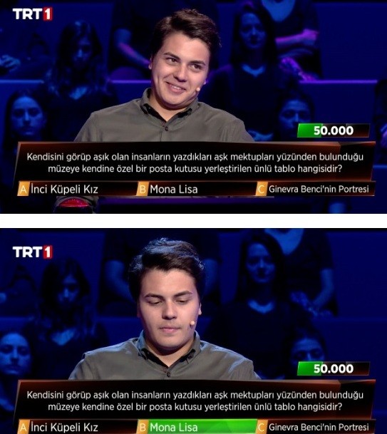 Foto - Bilgi yarışmasında dikkat çeken soru! 50 bin lira kazandırdı