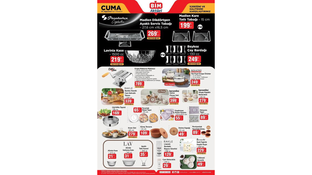 Foto - BİM 1 Ağustos 2025 indirimleri açıklandı! Klima ve onlarca üründe büyük fırsat