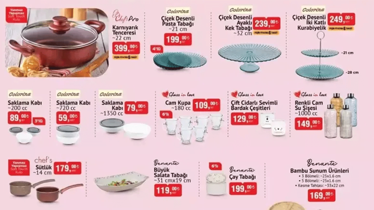 Foto - BİM 13-14-16 Mayıs indirimli kataloğunu yayınladı! Bu fırsat kaçmaz!