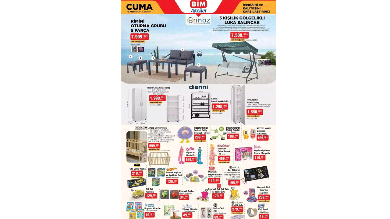Foto - BİM 13-14-16 Mayıs indirimli kataloğunu yayınladı! Bu fırsat kaçmaz!
