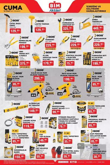 Foto - BİM 14 Mart kataloğu yayınlandı? İndirimdeki ürünler şaşırtıyor!