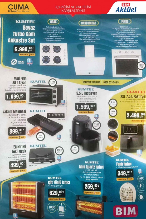 Foto - BİM 2 Şubat 2024 aktüel ürünler! İşte 2 Şubat BİM Cuma indirimli fiyat listesi