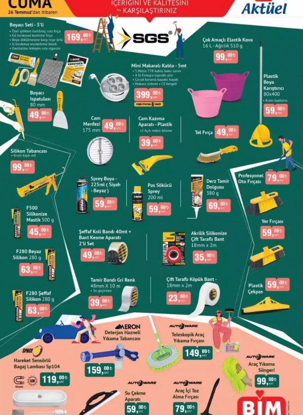 Foto - BİM 23-26 Temmuz aktüel ürünleri! BİM yeni haftanın aktüel kataloglarında bu hafta hangi ürünler yer alıyor? Pipetli Termos, Mum Silikon Tabancası, Kule Tipi Vantilatör, Tost Makinesi ve Benzinli ATV...