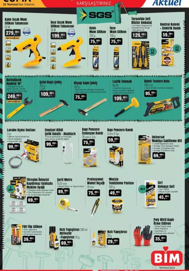 Foto - BİM 23-26 Temmuz aktüel ürünleri! BİM yeni haftanın aktüel kataloglarında bu hafta hangi ürünler yer alıyor? Pipetli Termos, Mum Silikon Tabancası, Kule Tipi Vantilatör, Tost Makinesi ve Benzinli ATV...