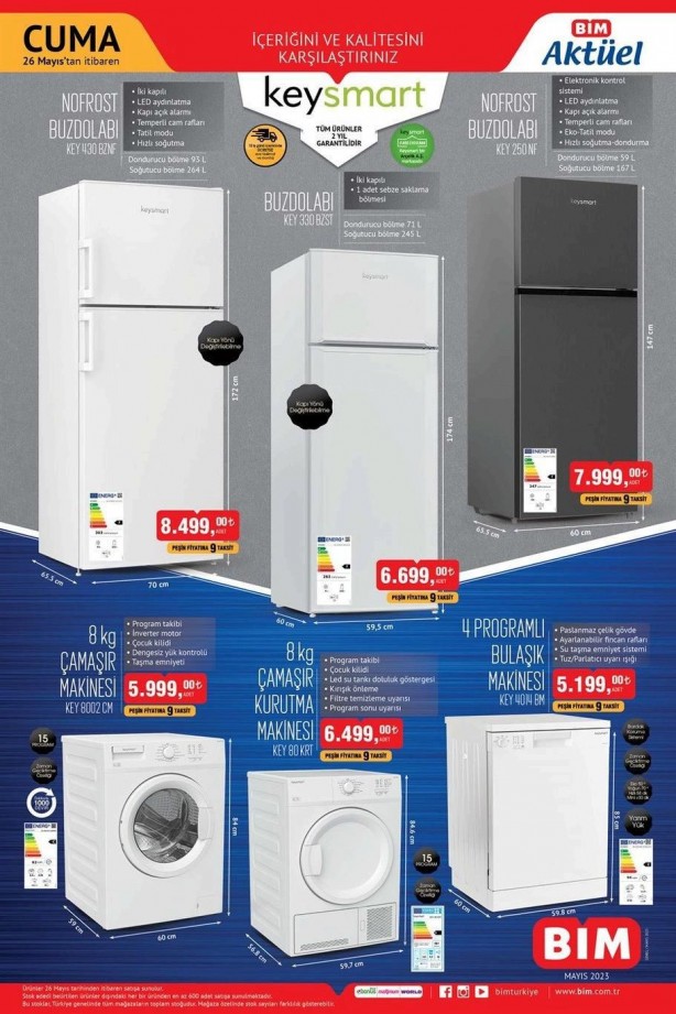 Foto - BİM 26 Mayıs 2023 aktüel ürünler kataloğu: İşte indirime girecek ürünler ve fiyatları