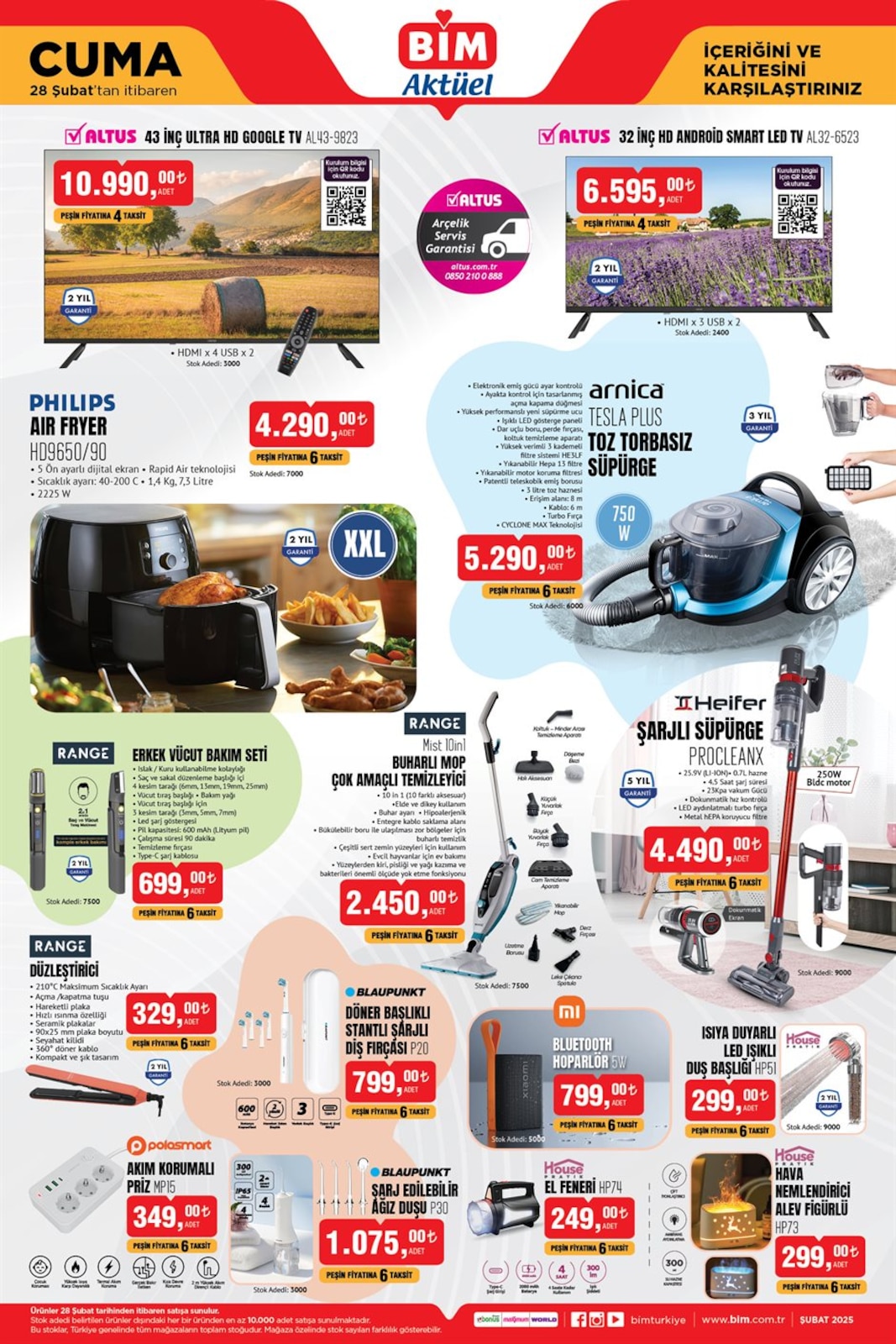Foto - Bim 28 Şubat Cuma indirimli ürünler! Elektronik ve ev eşyalarında büyük fırsatlar