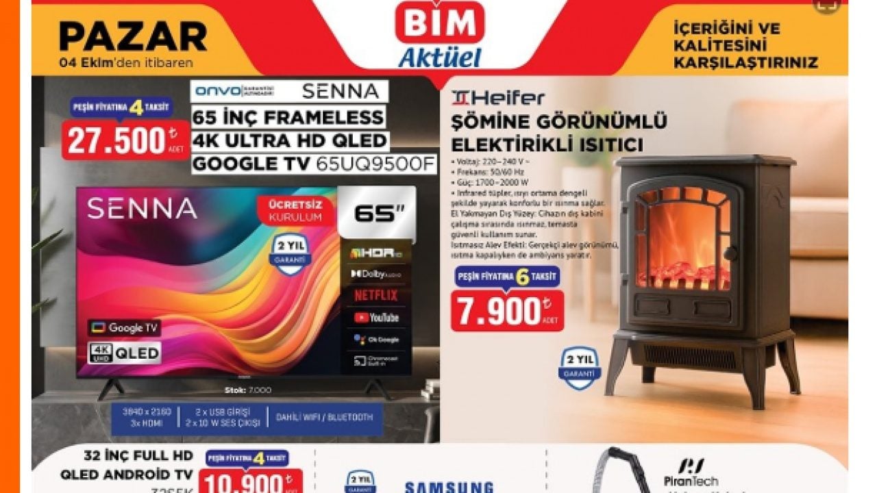 Foto - BİM 3 Ekim kataloğu yayımlandı! İndirim listesinde neler var?