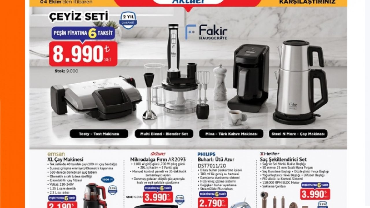 Foto - BİM 3 Ekim kataloğu yayımlandı! İndirim listesinde neler var?