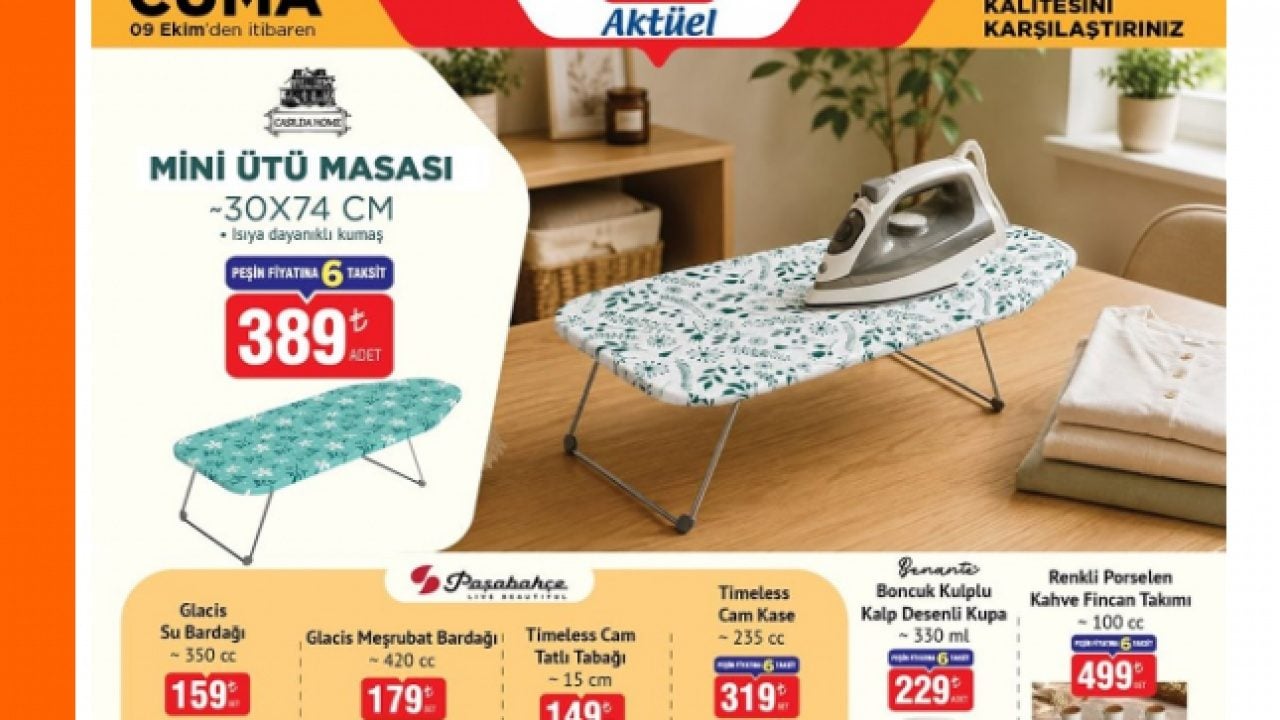 Foto - BİM 3 Ekim kataloğu yayımlandı! İndirim listesinde neler var?