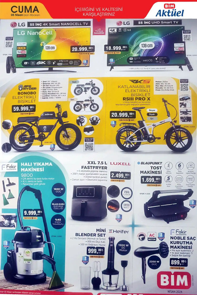 Foto - BİM 5 Nisan 2024 indirimli ürünler listesi yayımlandı! Bim’de yepyeni süper indirimler