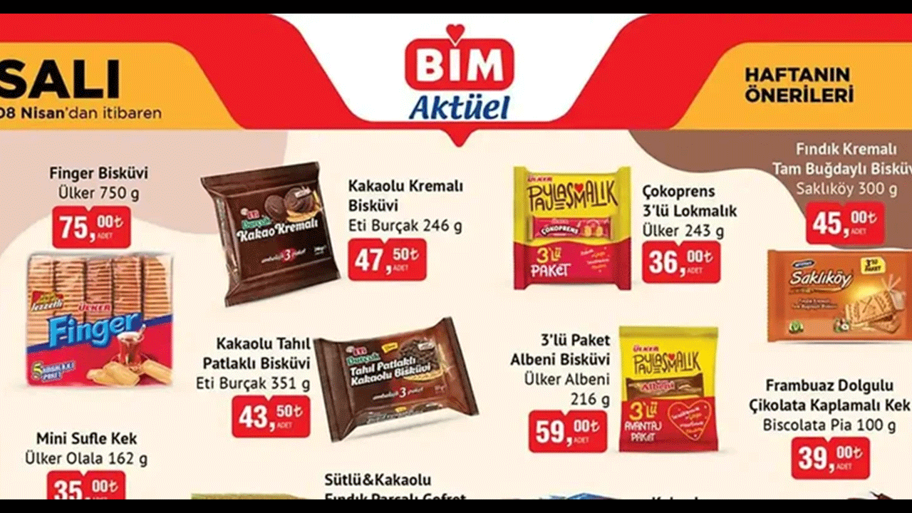 Foto - BİM'den 8 Nisan'da indirim sürprizi: İşte o liste!