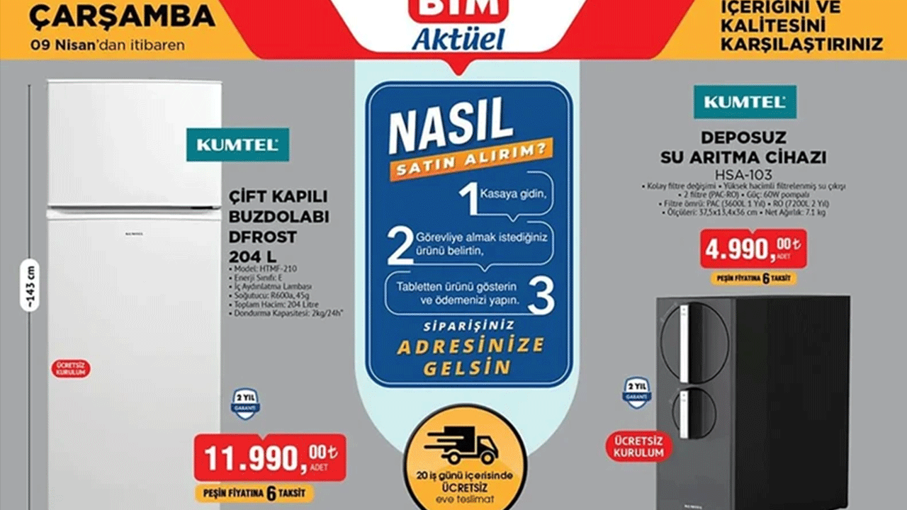 Foto - BİM'den 8 Nisan'da indirim sürprizi: İşte o liste!