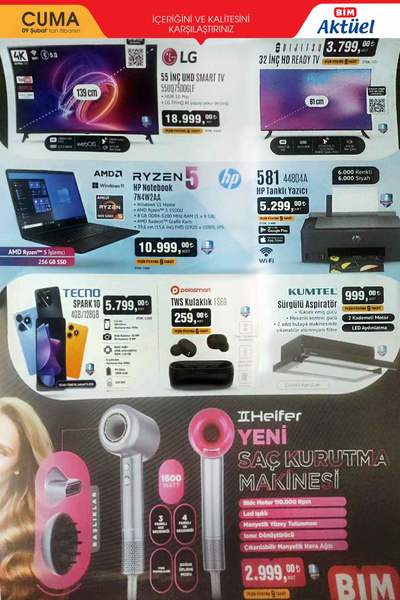 Foto - BİM 9 Şubat 2024 güncel ürünler! İşte 9 Şubat BİM Cuma indirimli fiyat listesi