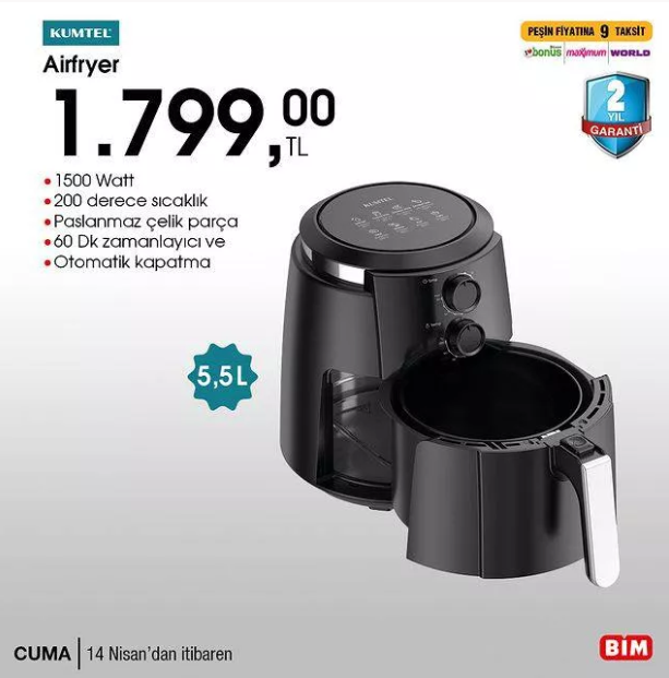 Foto - BİM aktüel katalog ürünleri! 14-17 Nisan 2023 tarihleri arasında satışta