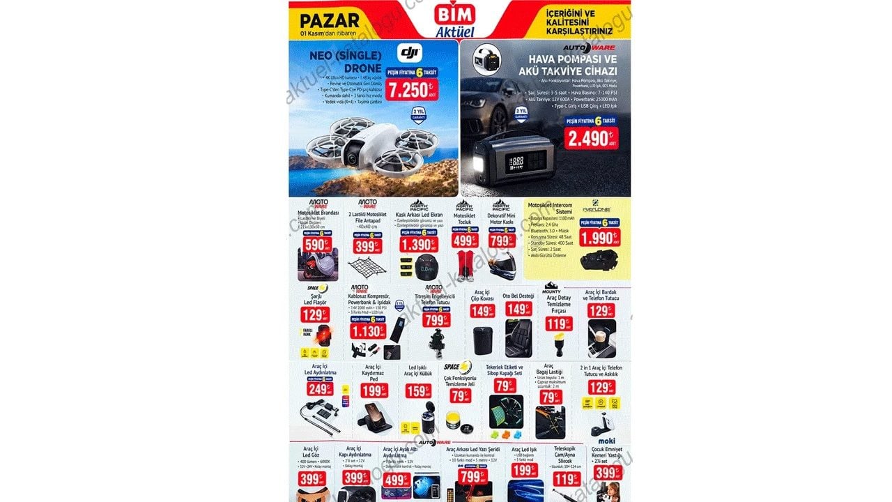Foto - Davlumbaz, şarjlı süpürge, fırın... İşte BİM 3 Kasım aktüel kataloğu!
