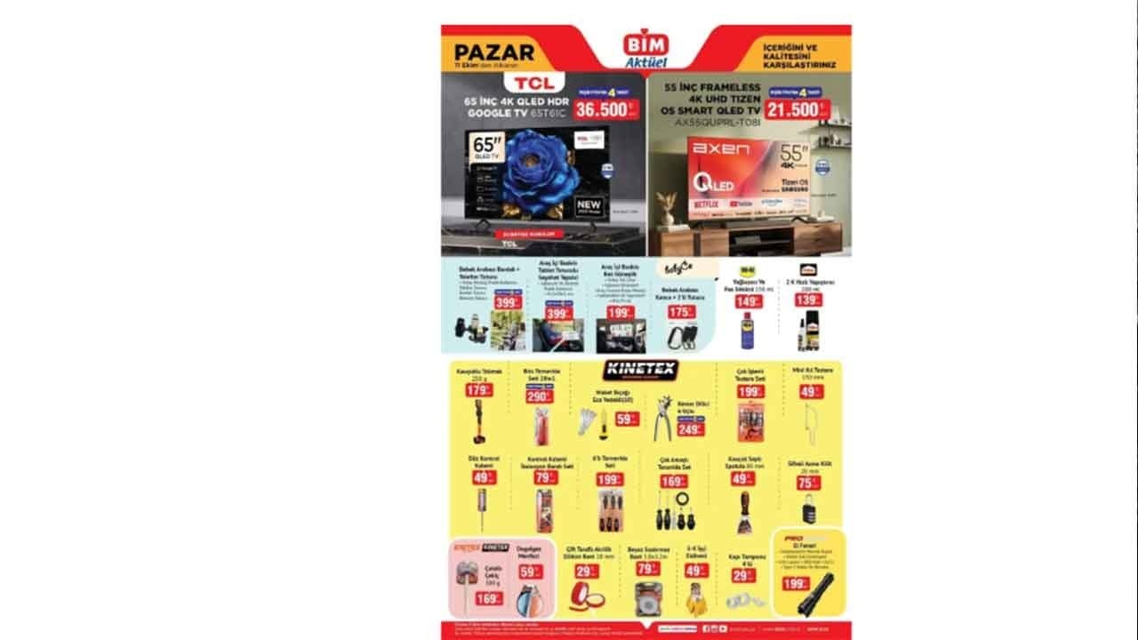 Foto - BİM indirimin kralını yaptı: 2990 liraya elektrikli süpürge, 1290 liraya ütü geliyor