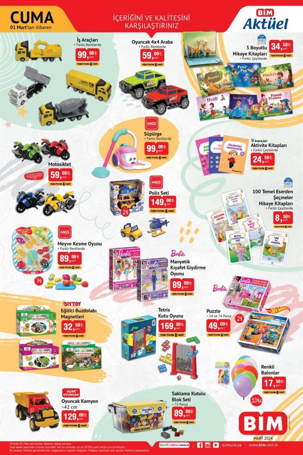 Foto - BİM, mart indirimlerinde coşturuyor! Kataloğu gören sabah yüzünü yıkamadan koşacak! İşte o indirimler 