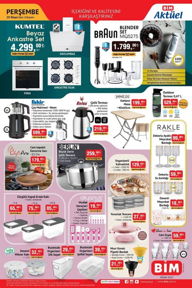 Foto - BİM Ramazan Bayramı indirimlerini duyurdu! 20 Nisan'dan itibaren başlıyor