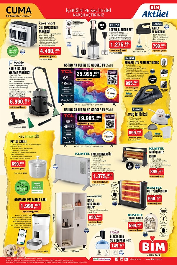 Foto - BİM’de büyük fırsat! Halı ve koltuk yıkama makinesi geliyor