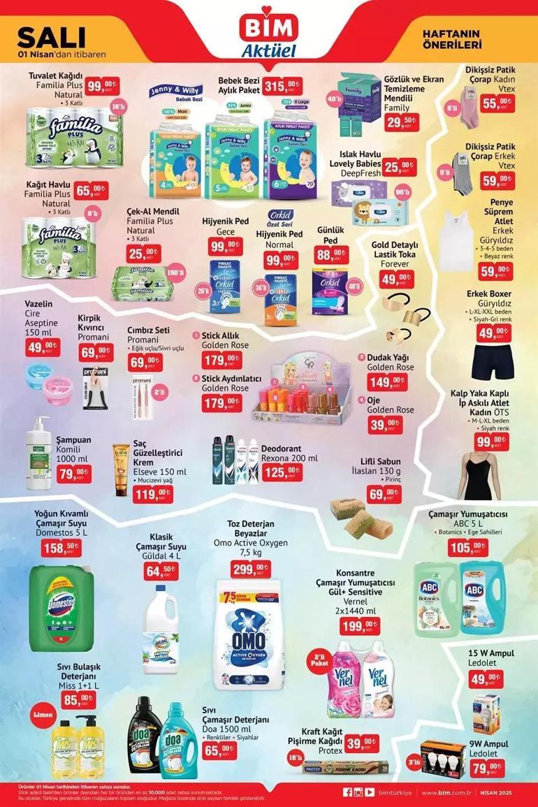 Foto - BİM’de büyük indirim! 1-4 Nisan aktüel ürünler kataloğu açıklandı