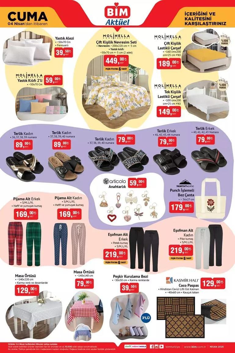 Foto - BİM’de büyük indirim! 1-4 Nisan aktüel ürünler kataloğu açıklandı