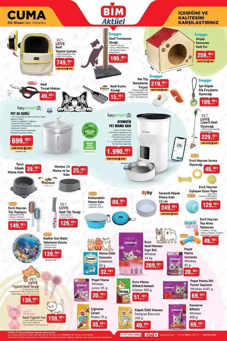 Foto - BİM’de büyük indirim! 1-4 Nisan aktüel ürünler kataloğu açıklandı