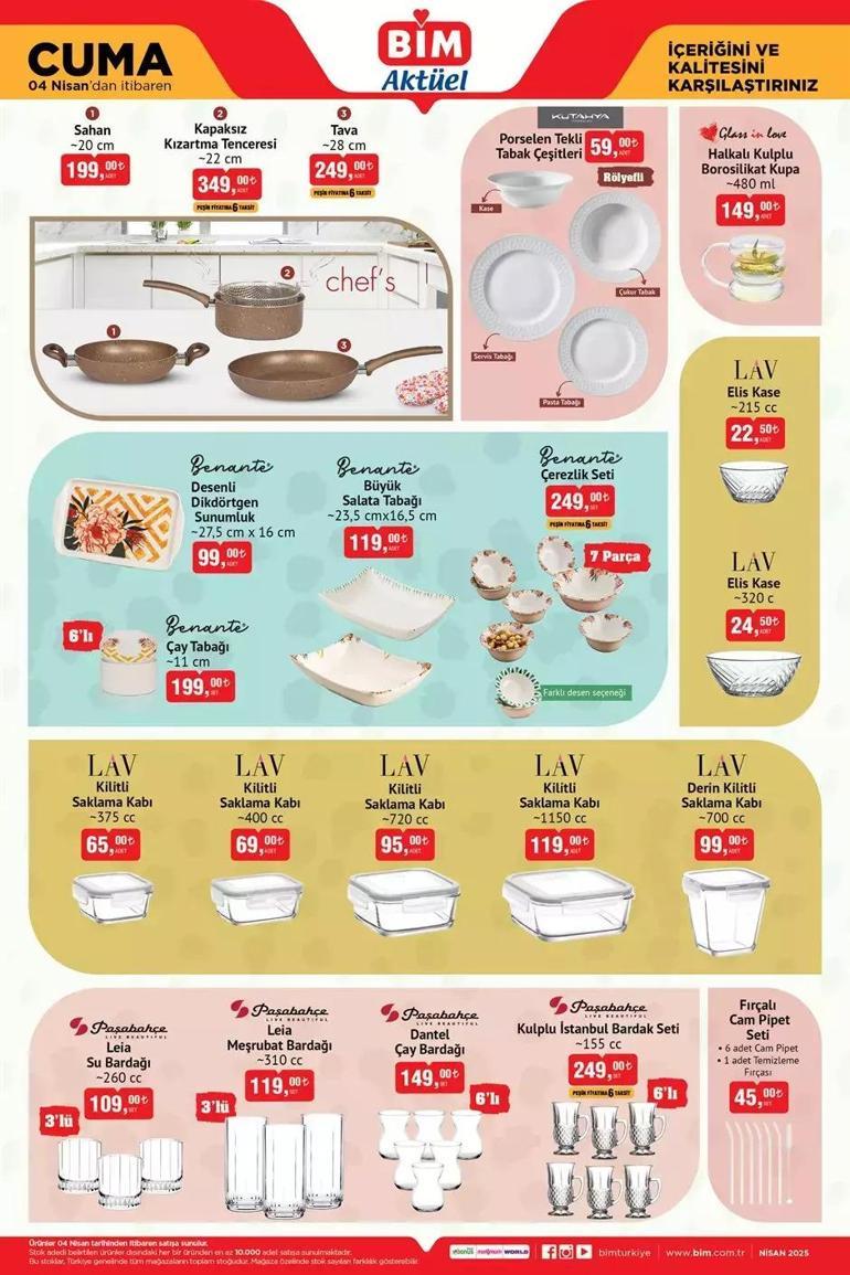 Foto - BİM’de büyük indirim! 1-4 Nisan aktüel ürünler kataloğu açıklandı