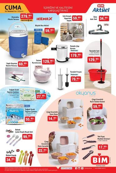 Foto - BİM’de Cuma fırsatları… Yepyeni ürünlerle 26 Temmuz’da