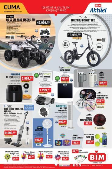 Foto - BİM’de Cuma fırsatları… Yepyeni ürünlerle 26 Temmuz’da