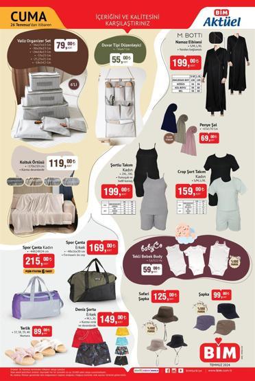 Foto - BİM’de Cuma fırsatları… Yepyeni ürünlerle 26 Temmuz’da