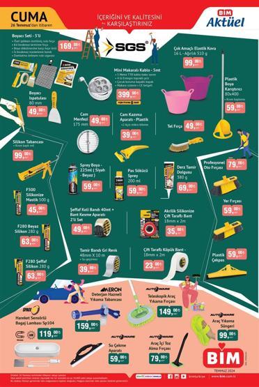 Foto - BİM’de Cuma fırsatları… Yepyeni ürünlerle 26 Temmuz’da