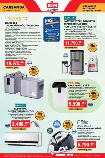 Foto - BİM'de fırsat yağmuru! 14 Ocak 2025 Salı aktüel kataloğu yayınlandı