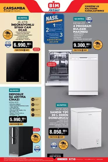 Foto - BİM'de fırsat yağmuru! 14 Ocak 2025 Salı aktüel kataloğu yayınlandı