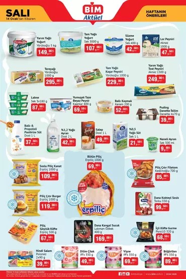 Foto - BİM'de fırsat yağmuru! 14 Ocak 2025 Salı aktüel kataloğu yayınlandı