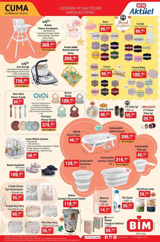 Foto - BİM'de kaçırılmayacak fırsatlar! 11 Ekim 2024 BİM Aktüel Ürünler İndirim Kataloğu