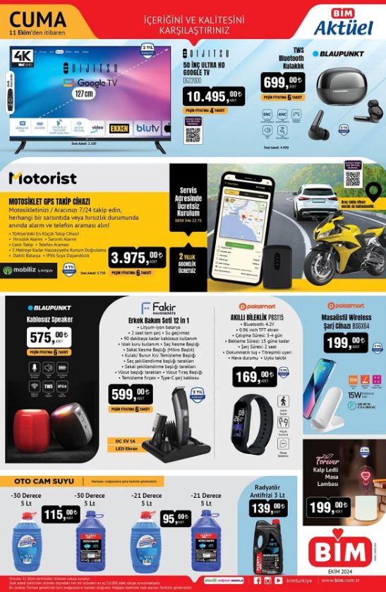Foto - BİM'de kaçırılmayacak fırsatlar! 11 Ekim 2024 BİM Aktüel Ürünler İndirim Kataloğu