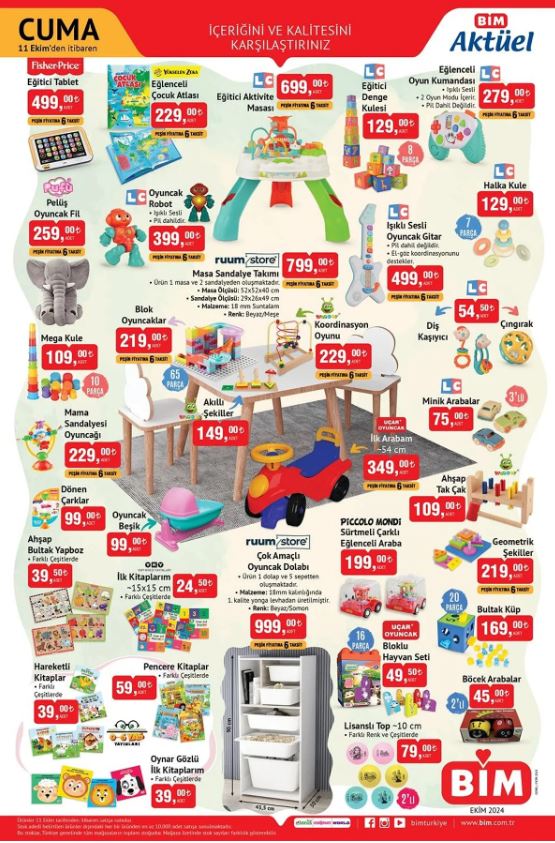 Foto - BİM'de kaçırılmayacak fırsatlar! 11 Ekim 2024 BİM Aktüel Ürünler İndirim Kataloğu