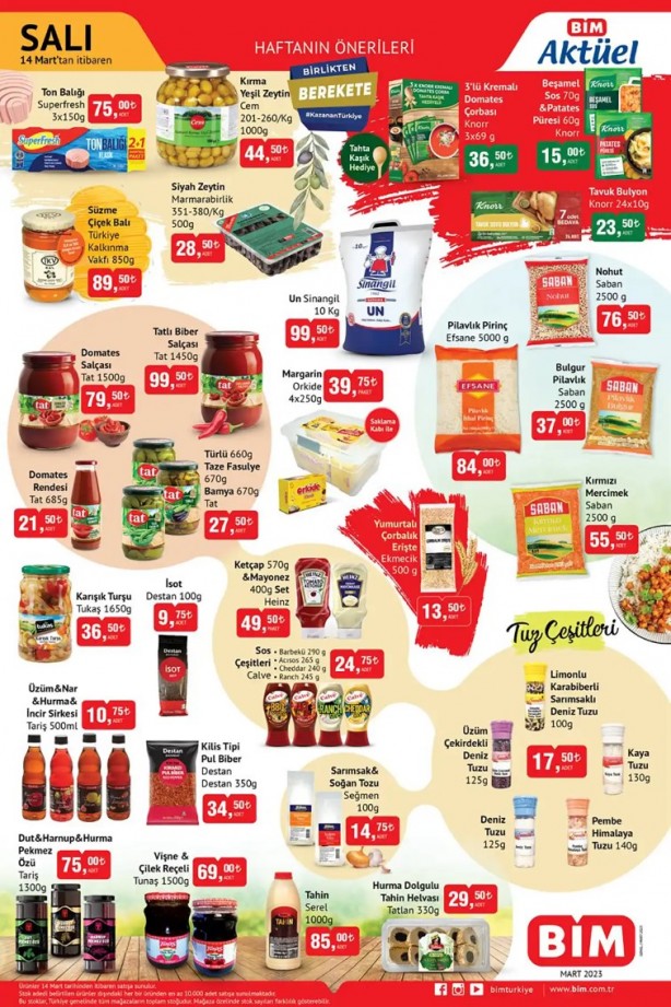 Foto - BİM'de yeni fırsat ürünler duyuruldu! İşte 14 Mart aktüel kataloğu