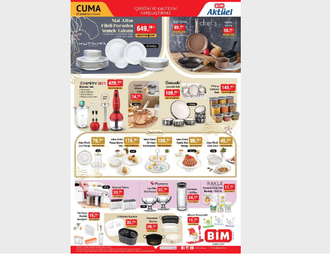 Foto - BİM'de yeni fırsat ürünler duyuruldu! İşte 17-21 Şubat aktüel kataloğu